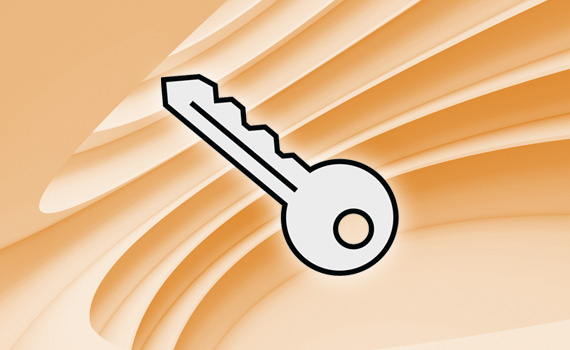 Ein Schlüssel ein Jahr aufbewahren