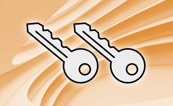 Zwei Schlüssel ein Jahr aufbewahren