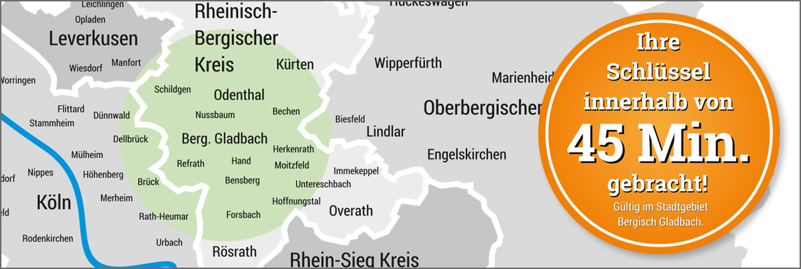 Gebietskarte Notauf.de
